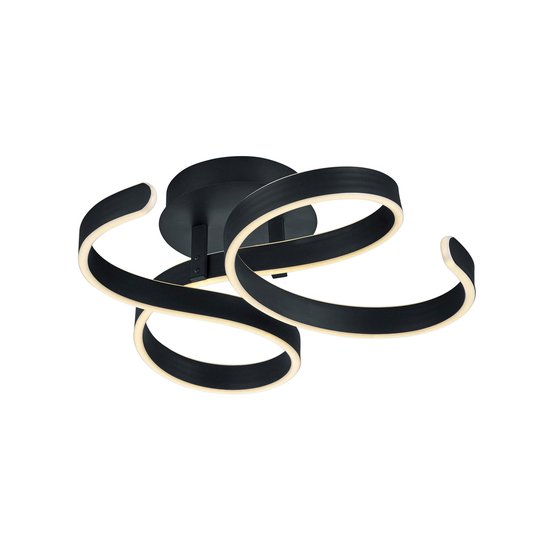 LED-taklampe Francis, antrasitt