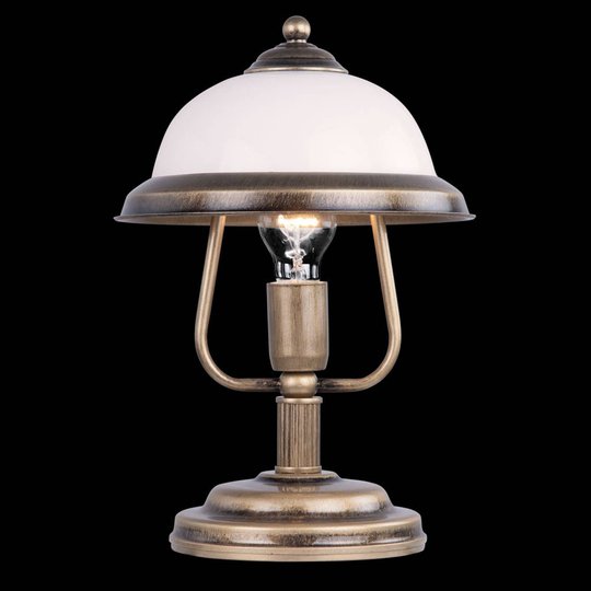 Torio bordlampe i antikk design, høyde 36 cm
