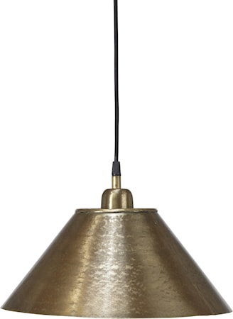 Chester Taklampe Beaten Gold 35 cm