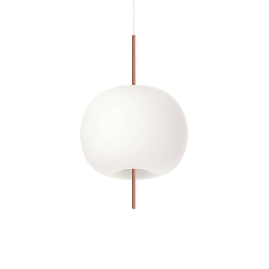 Kundalini Kushi 33 hengelampe, Ø 33 cm, kobber