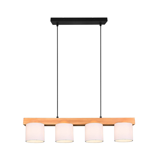 Pendellampe Cameron, 4 lyskilder, hvit