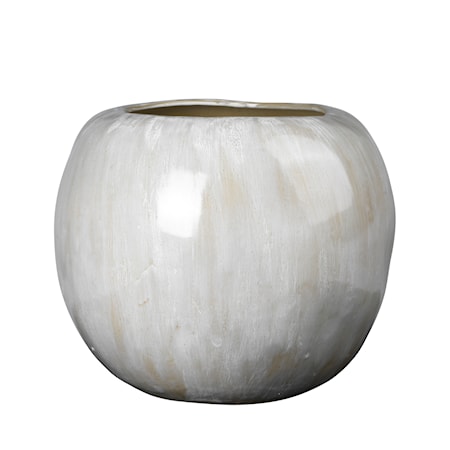 Apple Vase Ø41,5 cm Antikk hvit