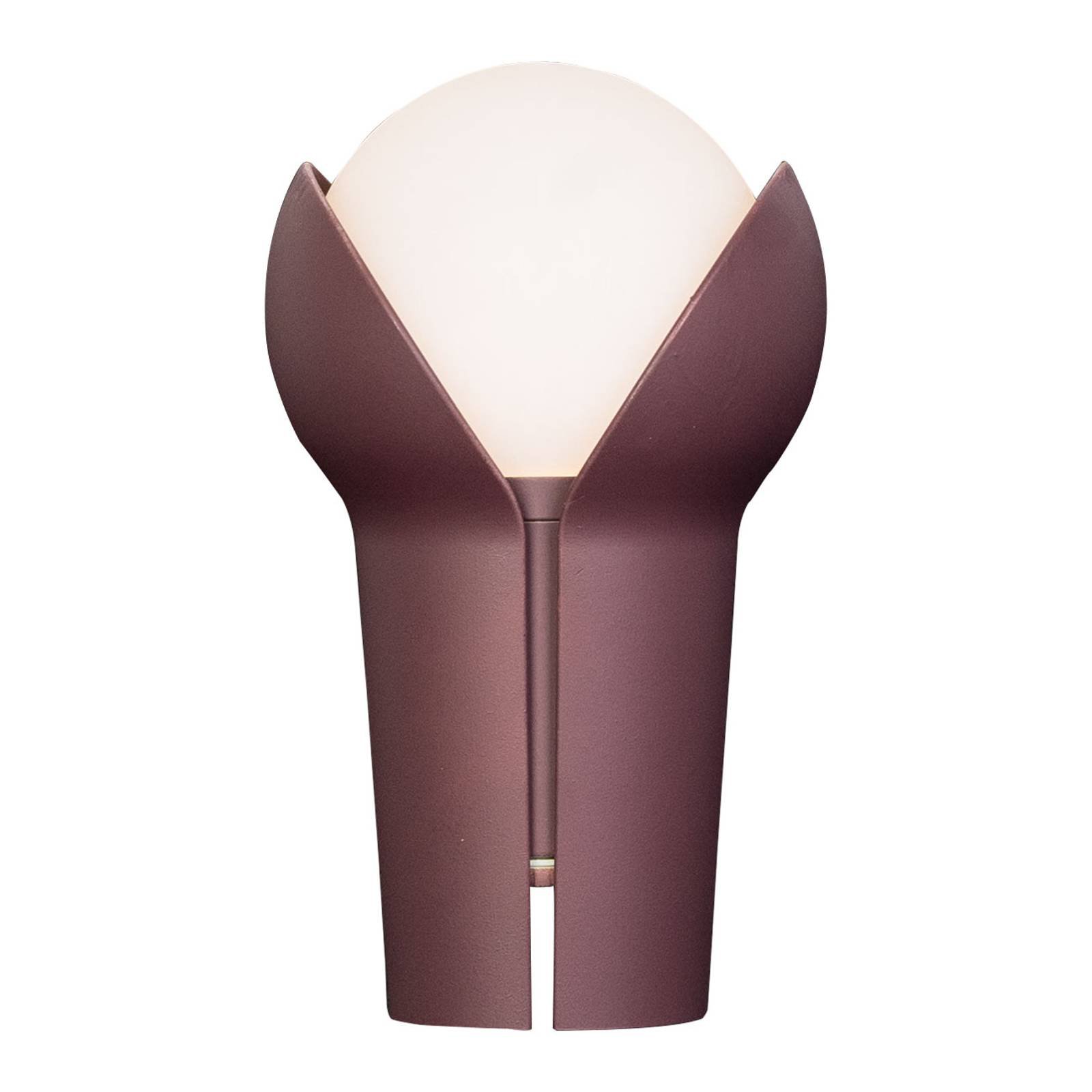 Innermost Bud LED-bordlampe, bærbar, aubergine