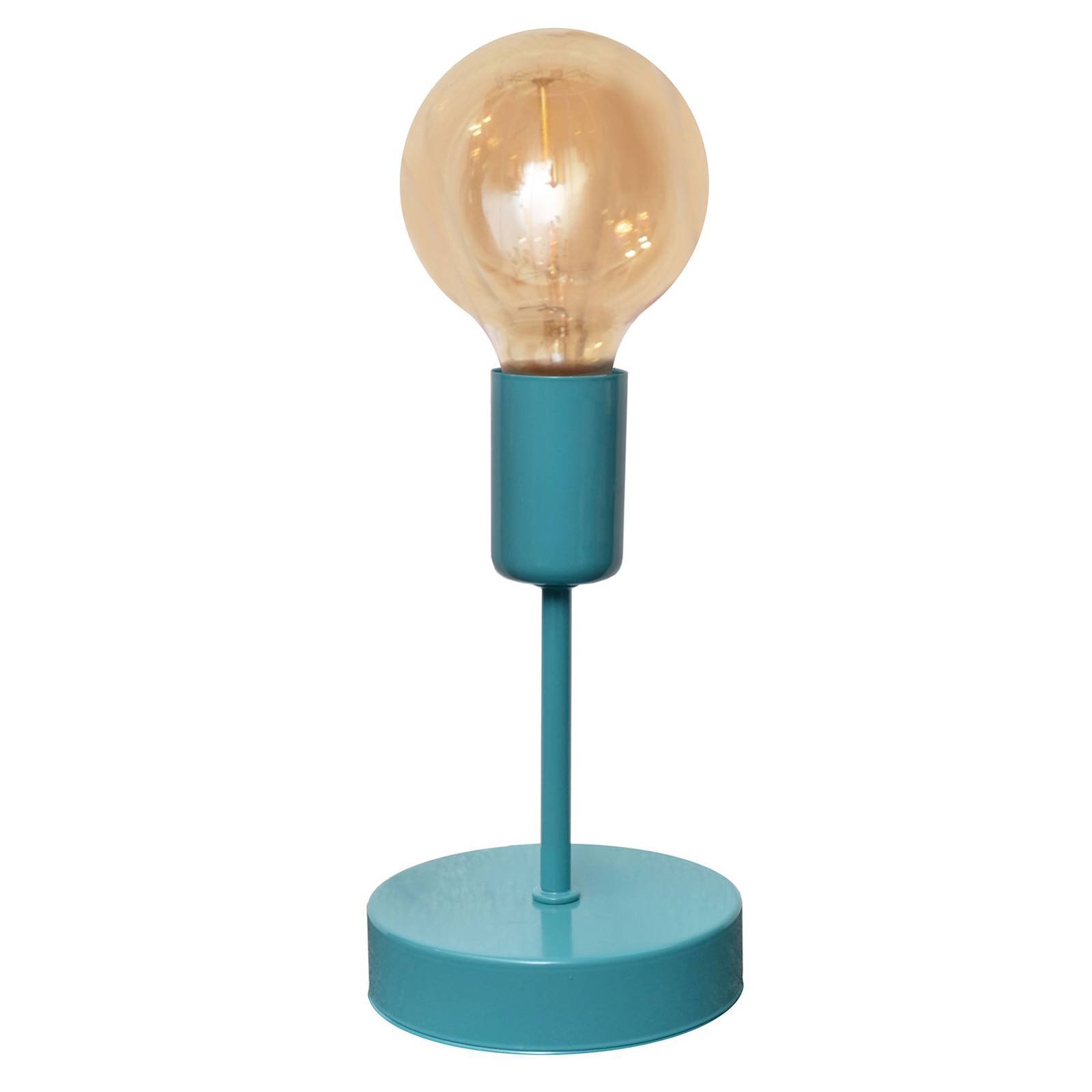 Fargerik bordlampe Oxford, turkis