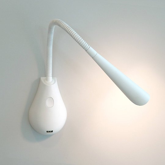 Innermost Cobra 45 Nude LED-vegglampe hvit