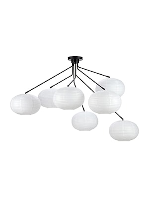 Galaxy Taklampe 7 Hvit/Svart