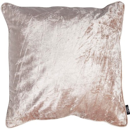 Putetrekk 50x50 Velvet/Linen Rugby Tan