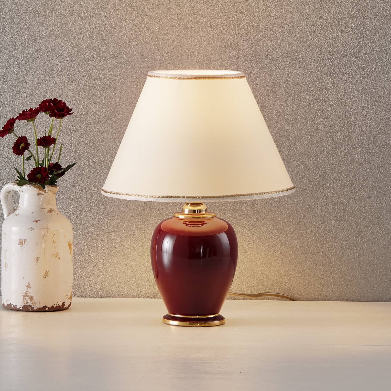 Søt bordlampe Bordeax H: 34 cm/ D: 25 cm