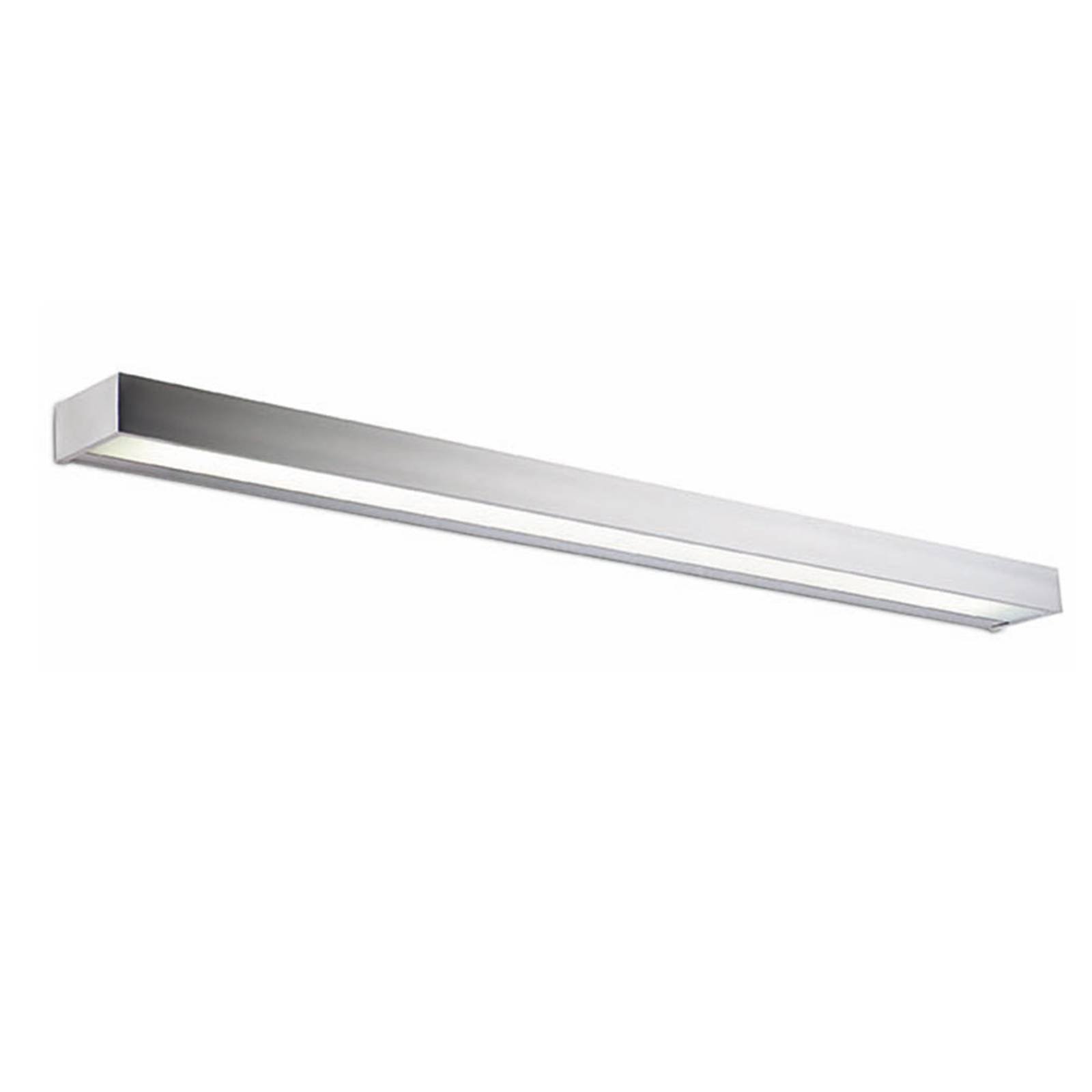 Utmerket LED-vegglampe Apolo, 120 cm nikkel