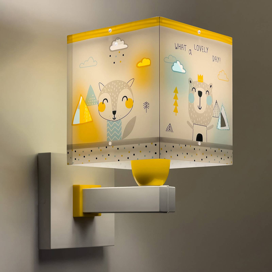Dalber Hello Little vegglampe med plugg