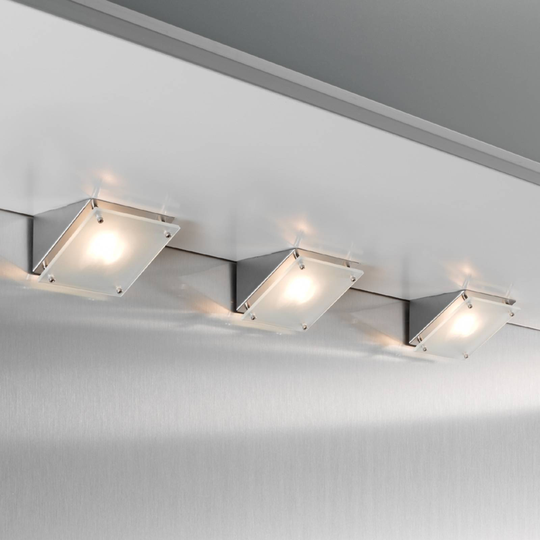 Edel SHINE halogen downlight i sett med tre