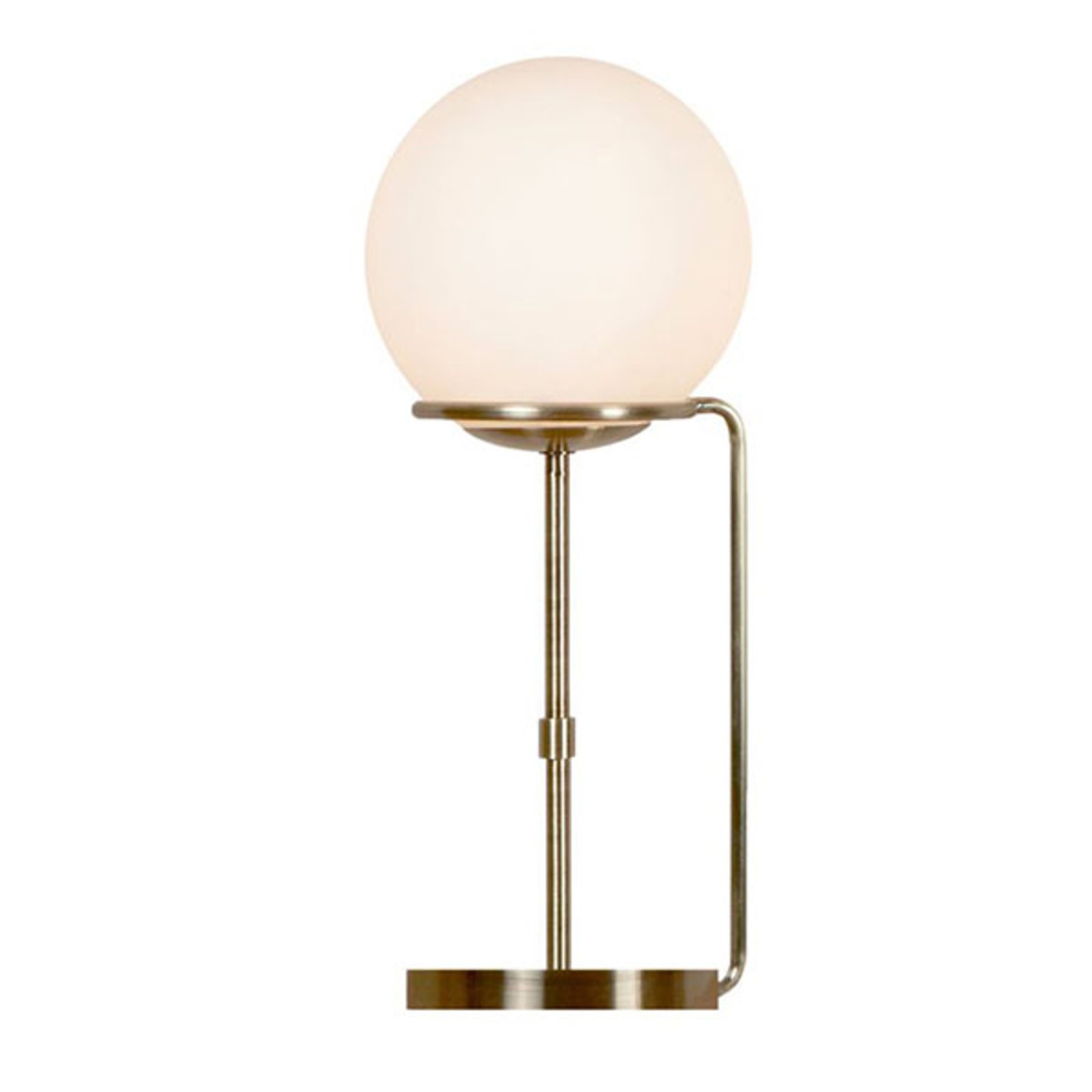 Bordlampe Sphere med glasskuleskjerm