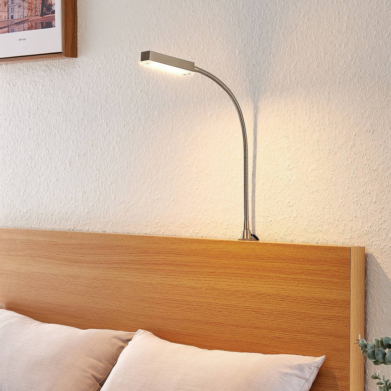 Fleksarm-LED-sensor møbellampe Olof, dimmer