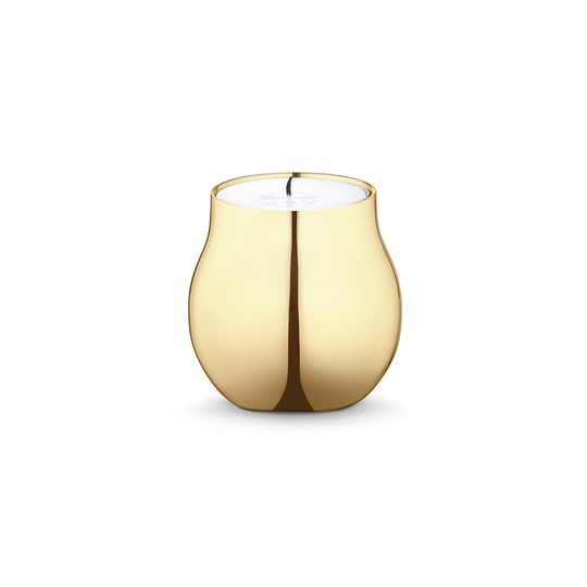 Georg Jensen Cafu Telys Holder Gull 58x58mm