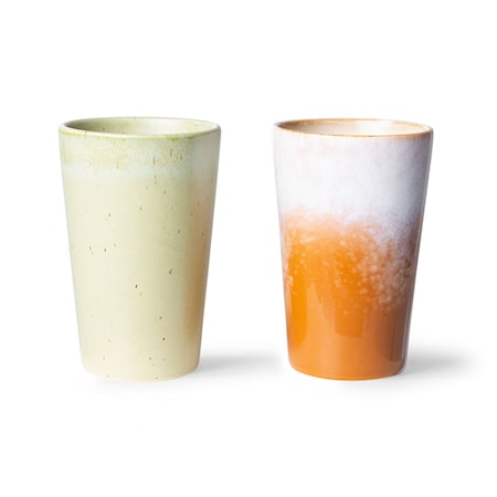 70s ceramics tekopp sett med 2, Capella