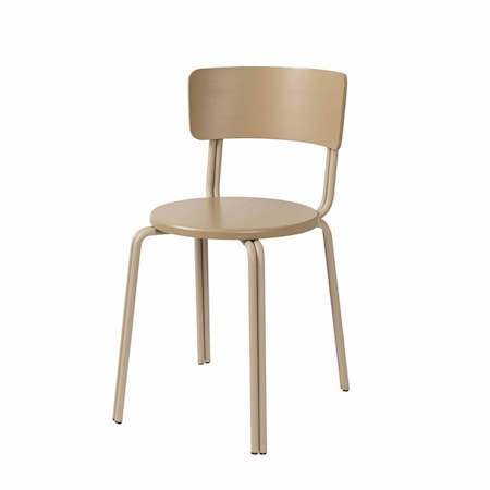 Oda Stol Tre/Askfinér Beige