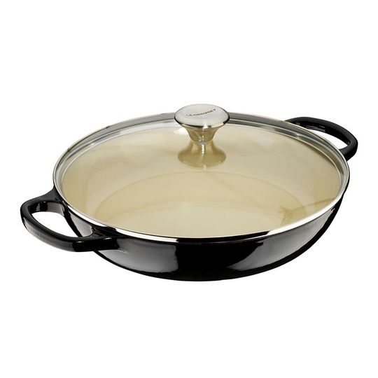 Le Creuset Black Buffetgryte m/Glasslokk 3,5L Sort