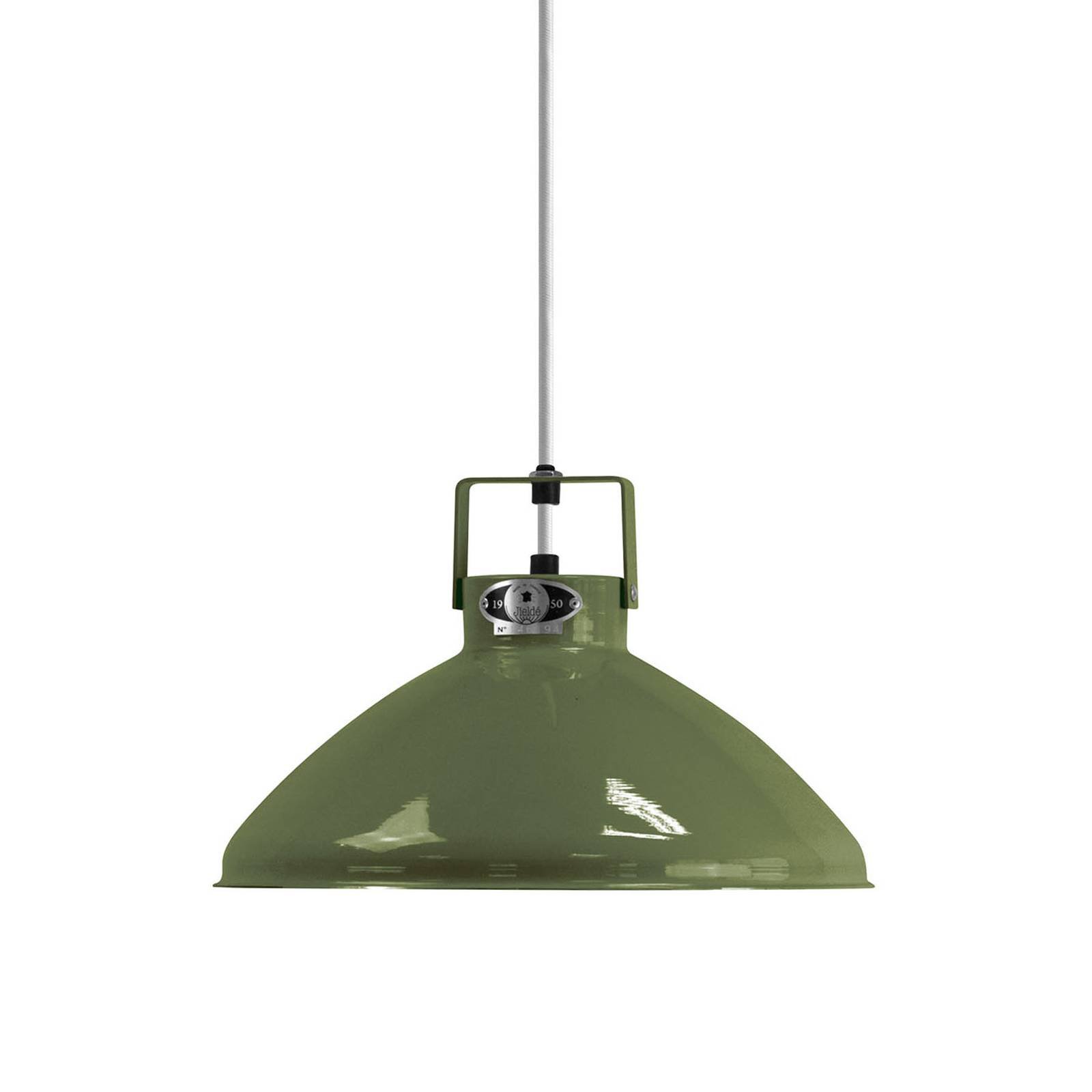Jieldé Beaumont B240 hengelampe, blank olivengrønn