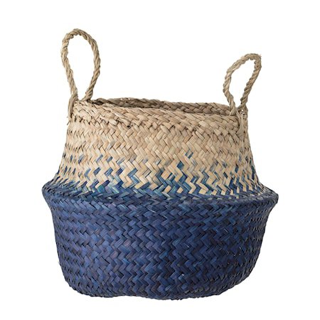 Kurv Seagrass Blue Ø30 cm