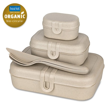 Pascal Ready Set Lunchbox 6 deler, beige