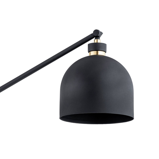 Gulvlampe Dessa, justerbar, svart