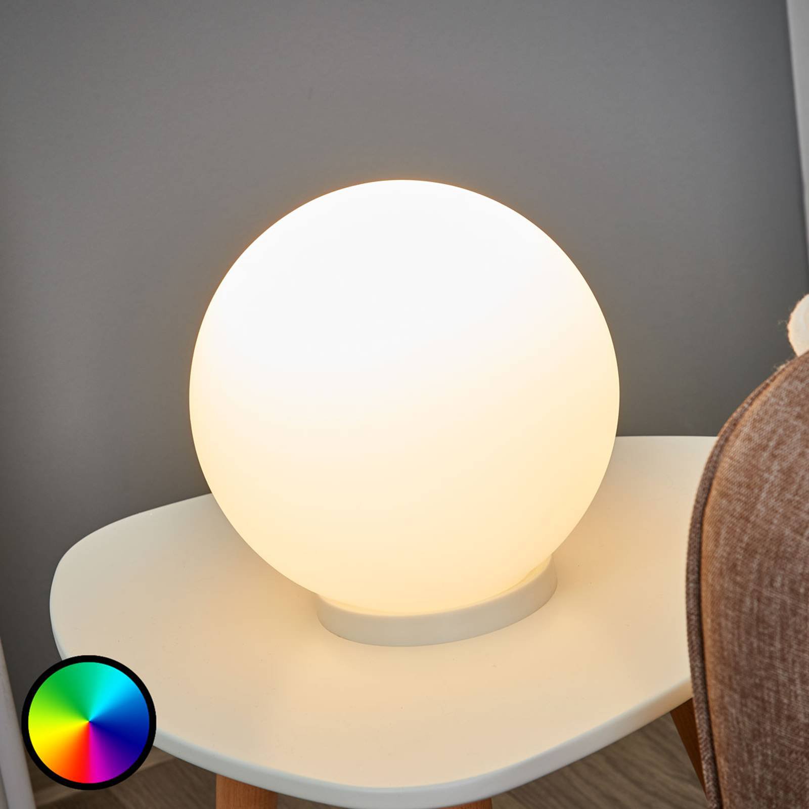 Avstandstaklampe Rondo-C LED RGBW