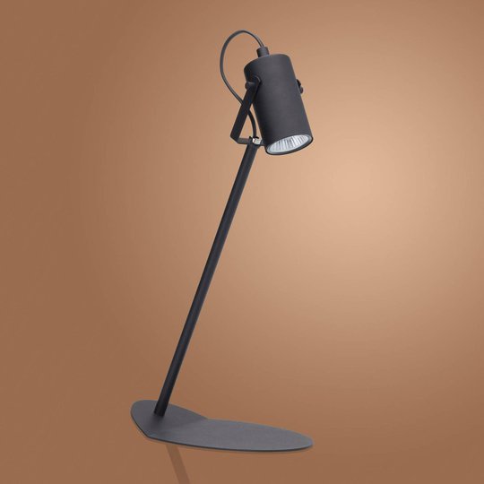Redo bordlampe av metall, svart