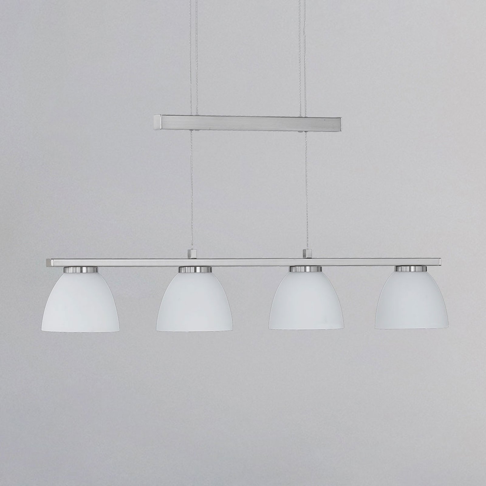Dimbar hengelampe Ava med LED-lys, 4 lys