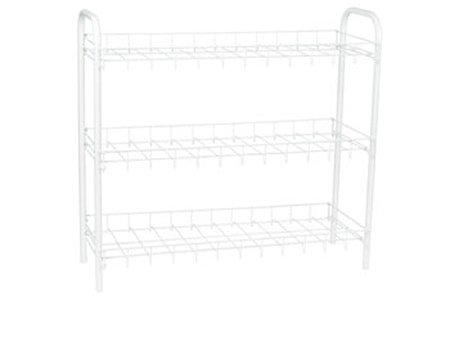 Skostativ Hvit 26cm x 63,5cm x 58cm