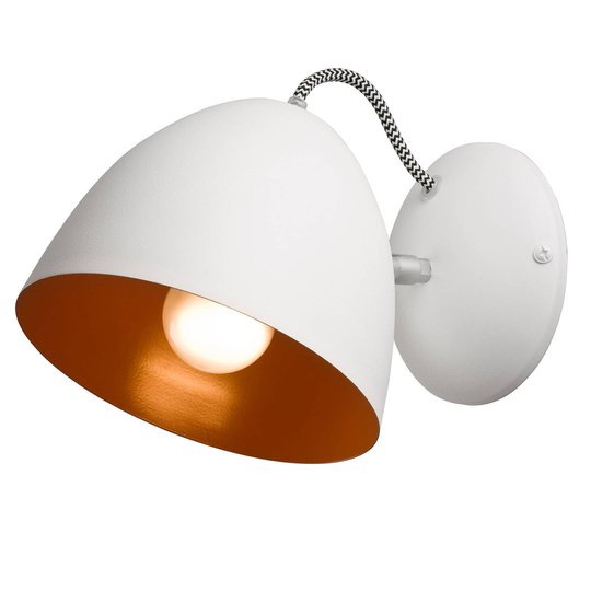 Vegglampe Atlantik, hvit