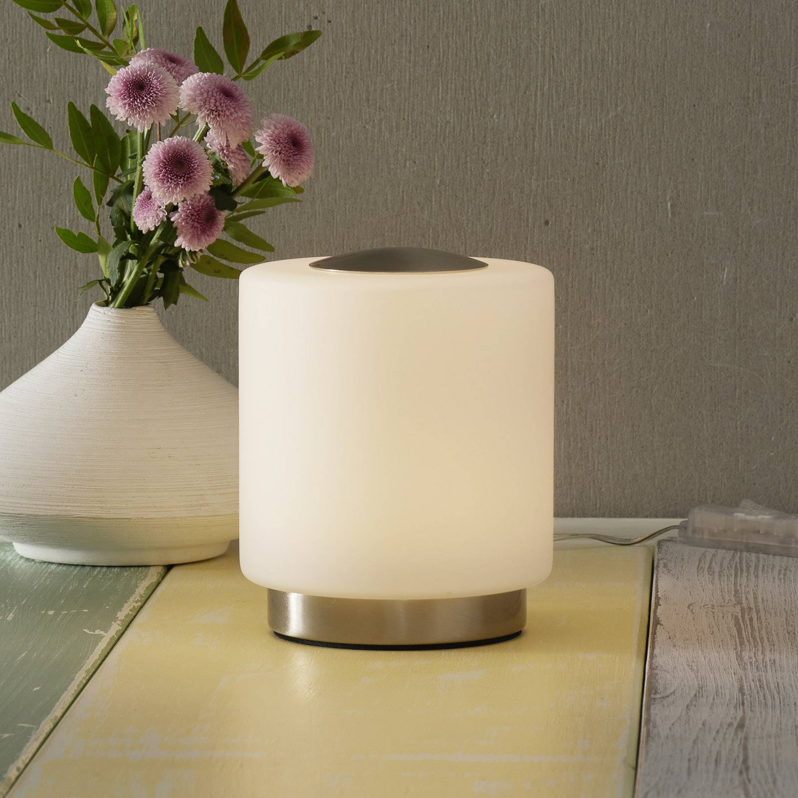Dimbar bordlampe Simi med touchfunksjon