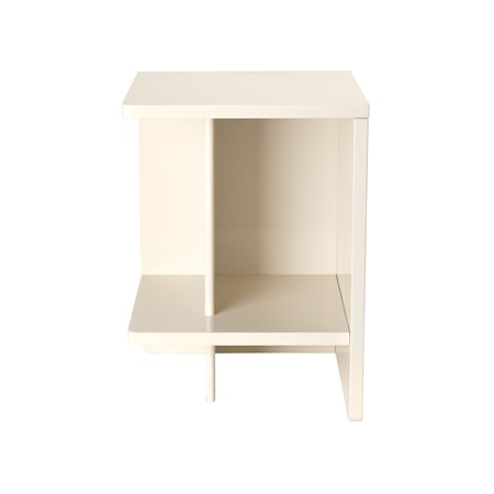 Tenna Nattbord Venstre Rainy Day Light Grey