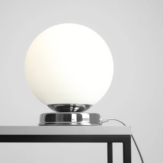 Ball bordlampe, stang krom