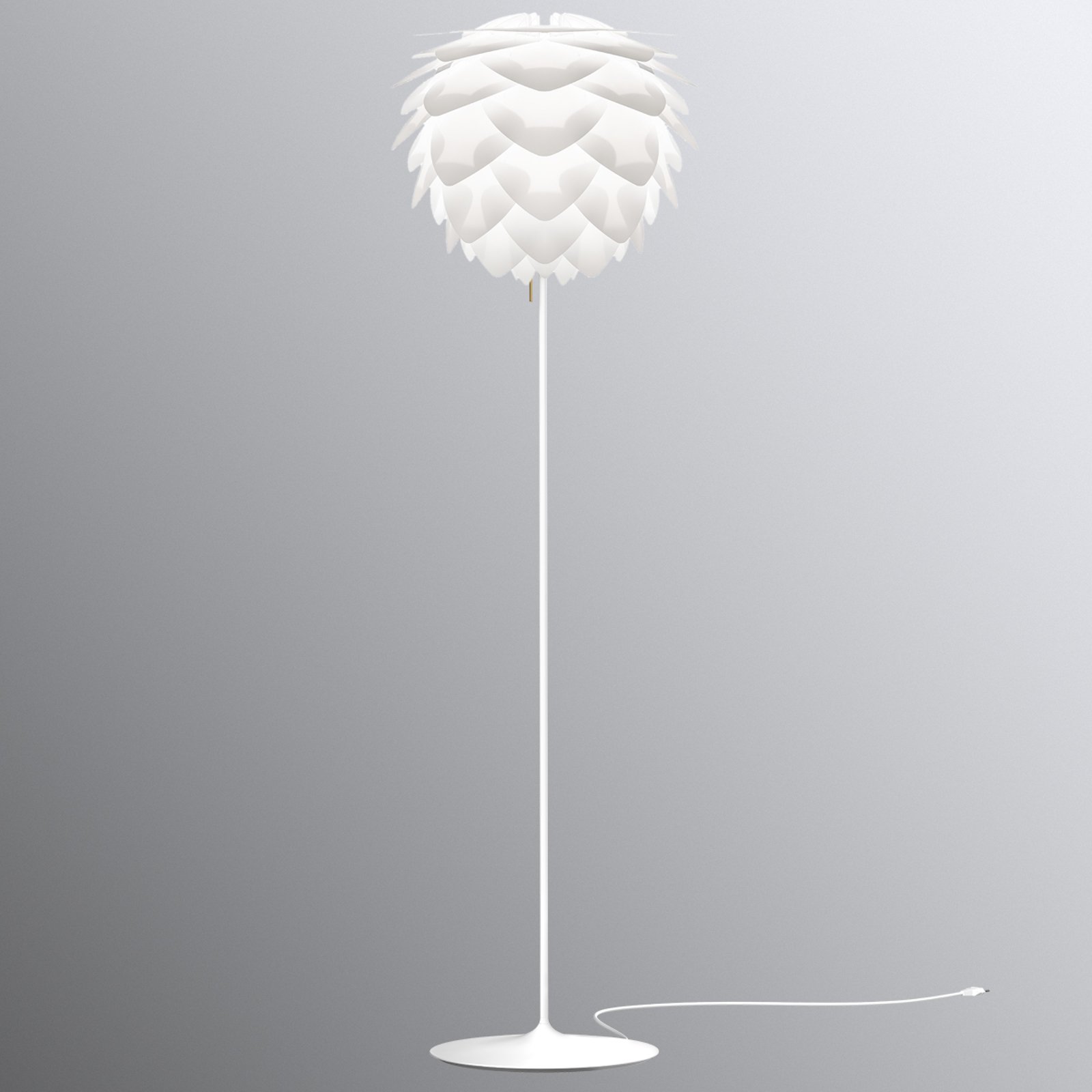 UMAGE Silvia medium gulvlampe hvit