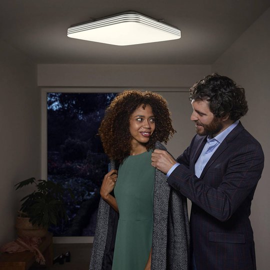 Ledvance Orbis Sensor LED-taklampe kantet 43 cm