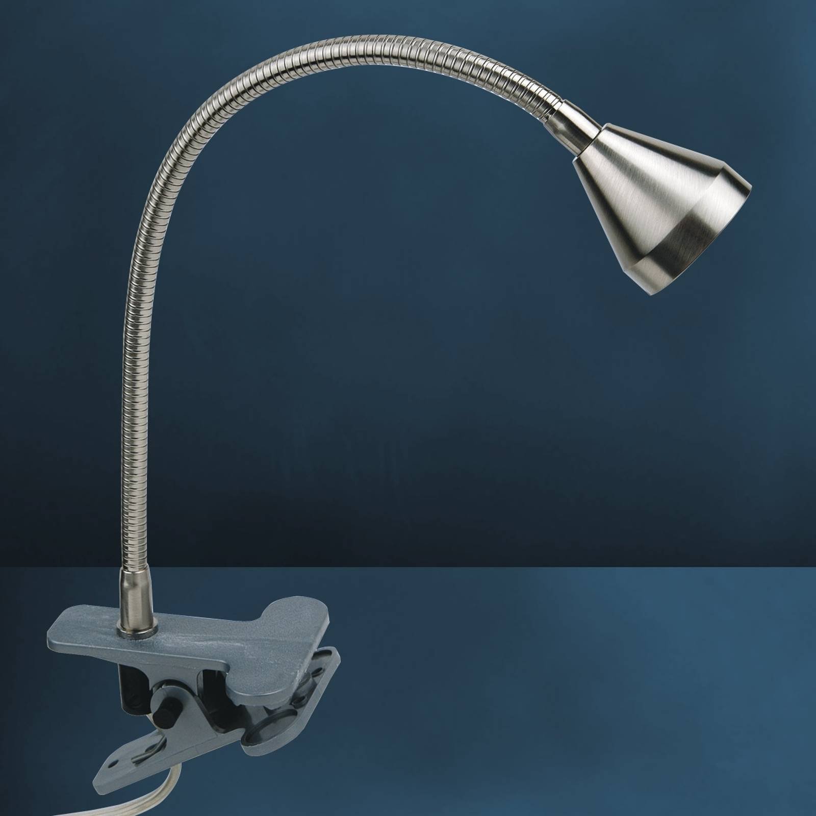 Praktisk MINI LED-klemlampe med universalhvitt lys