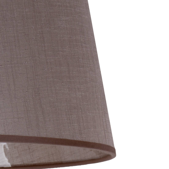 Lampeskjerm Classic L til gulvlamper, beige/klar