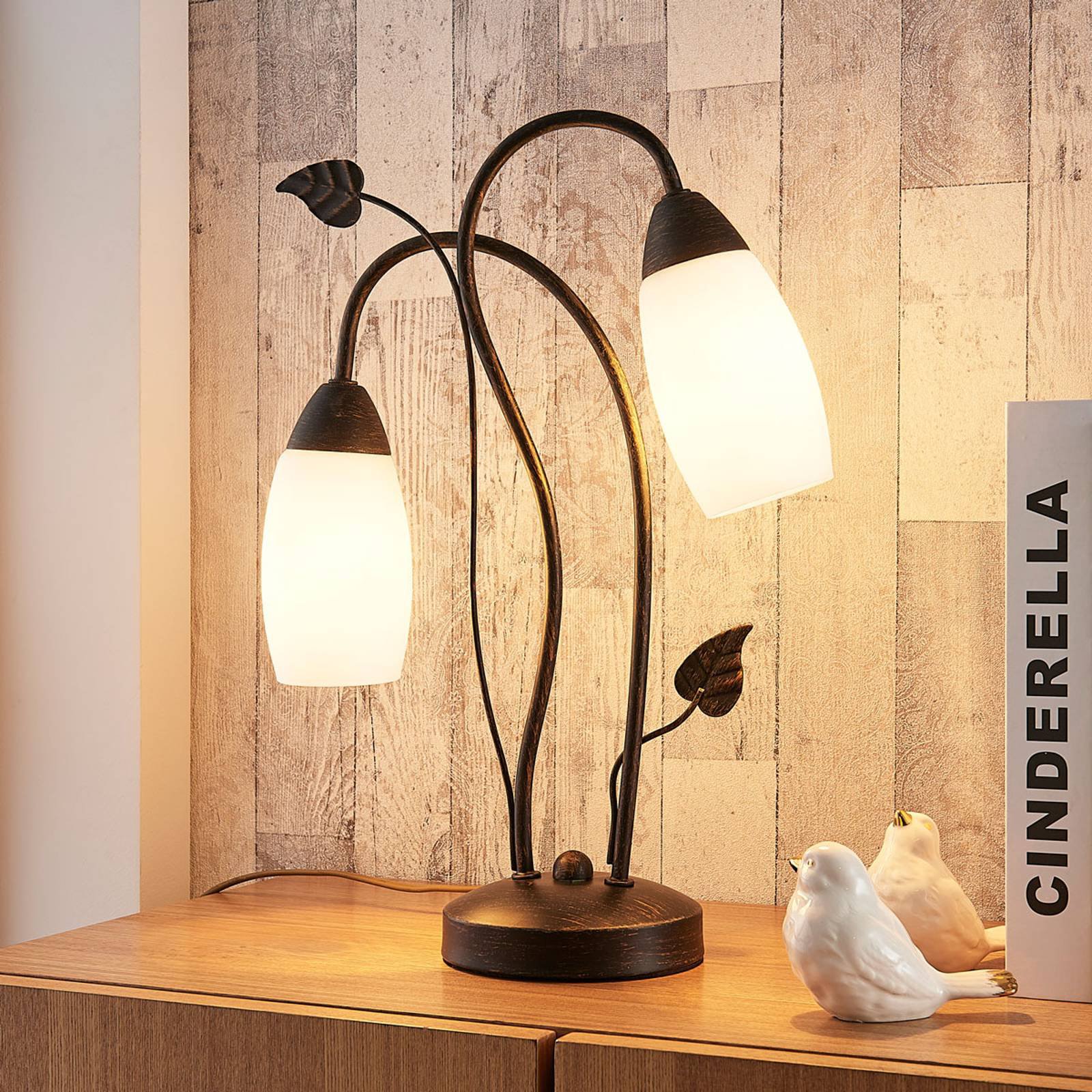 Pen LED-bordlampe Stefania