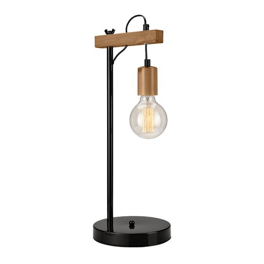 Bordlampe Tyske, tredetaljer oliven