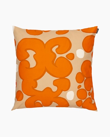 Keidas putetrekk 50 x 50 cm beige/oransje