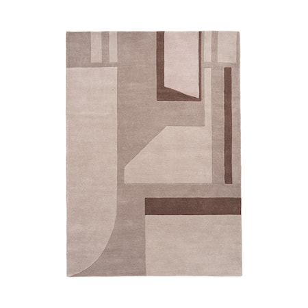 Line Teppe 140x200 cm Beige/Brun