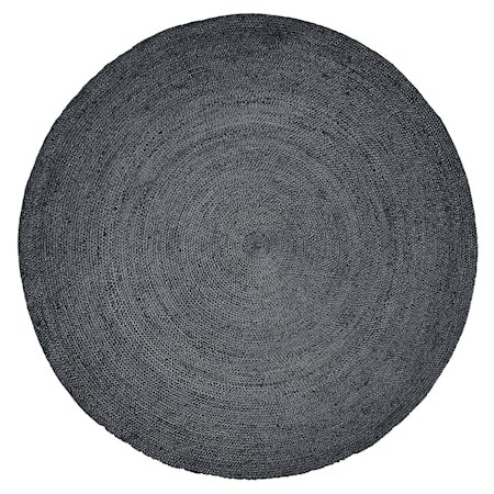 Teppe Jute Round Black