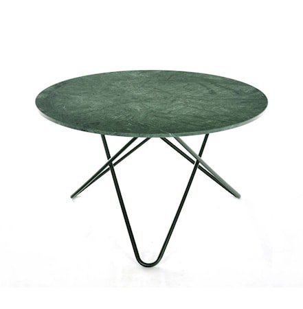 Big O table spisebord - Green indio/black steel