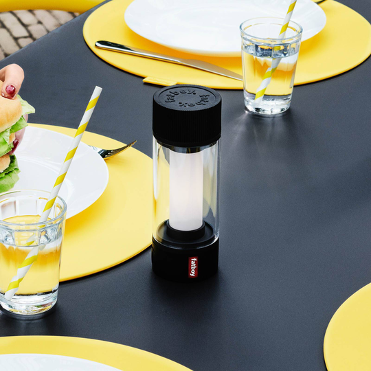 Fatboy LED-bordlampe Tjoepke med batteri antrasitt