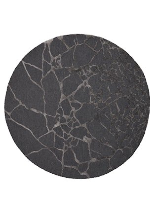 Marmor Teppe Charcoal Ø170 cm
