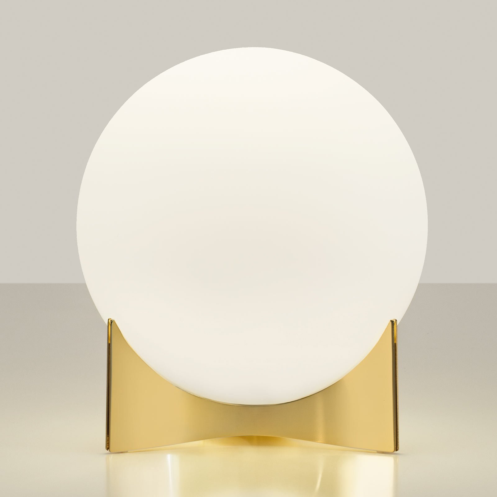 Terzani Oscar bordlampe av glass, gull