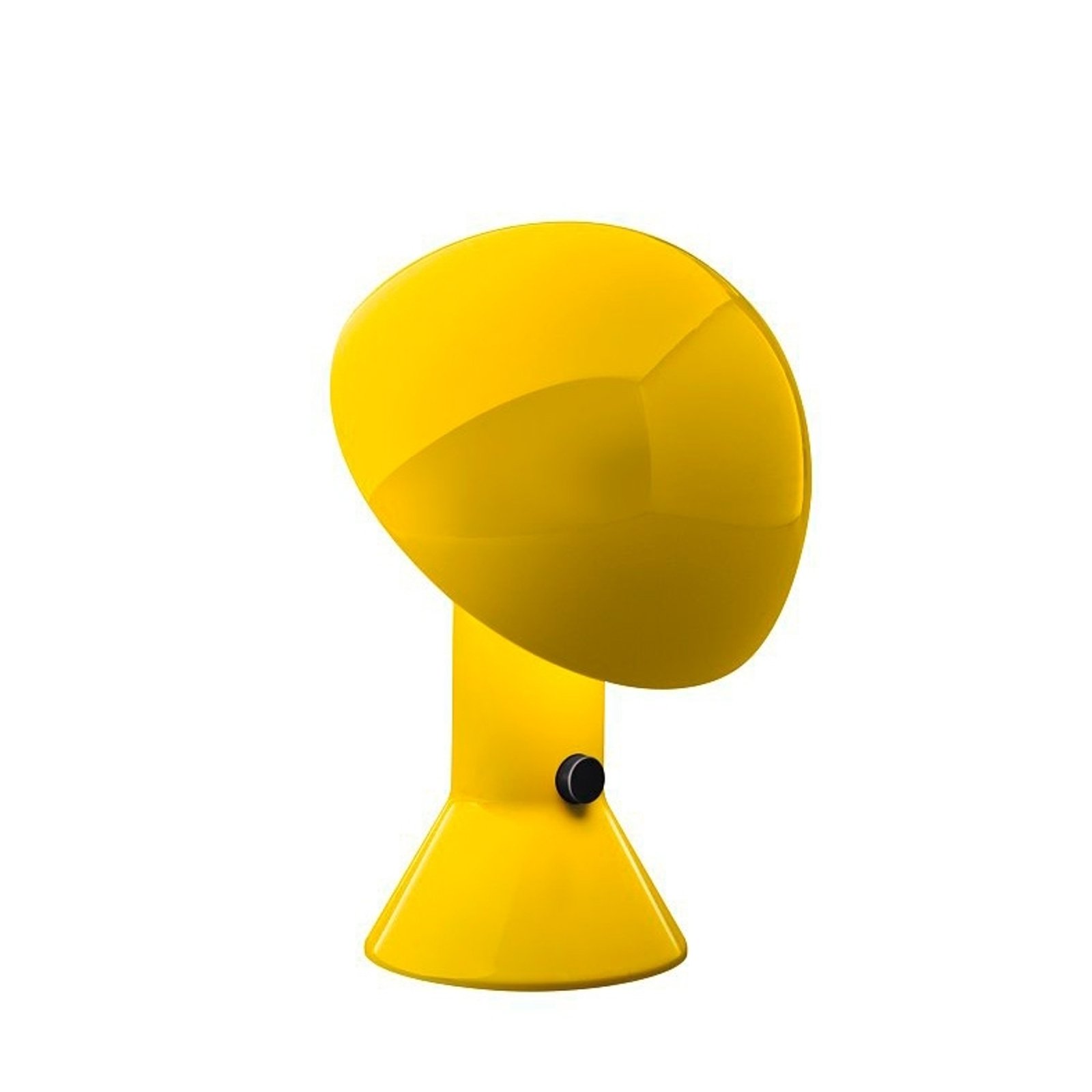 Design-bordlampe ELMETTO, gul