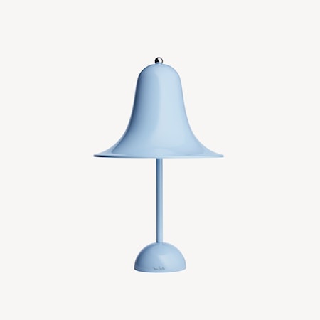 Pantop bordlampe Ø23 cm EU, lyseblå