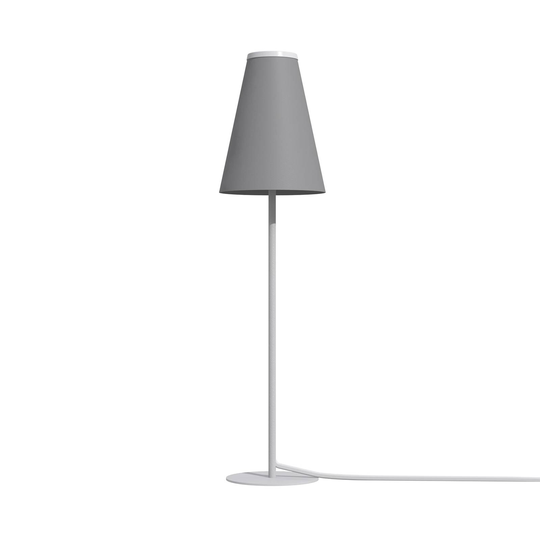 Bordlampe Trifle, grå/hvit