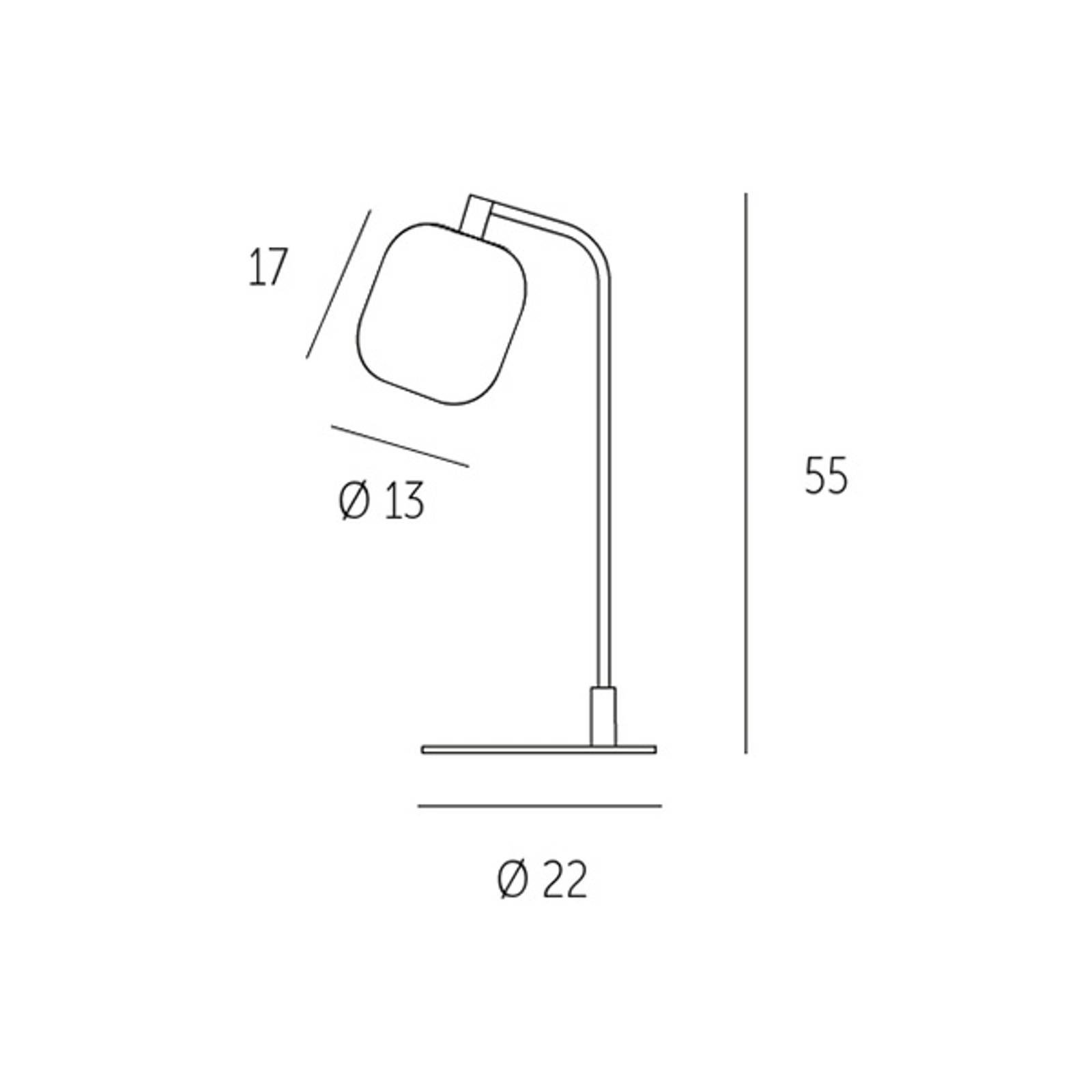 Casablanca Murea bordlampe, stamme buet